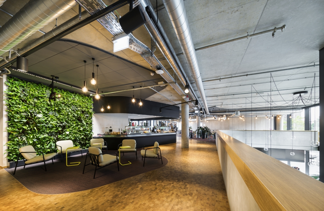 zalando Headquarter  Foodcourt Construction